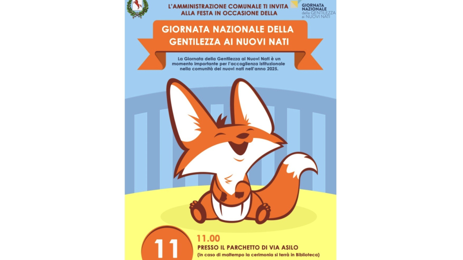 Cavaglio d'Agogna, Giornata della Gentilezza ai nuovi nati